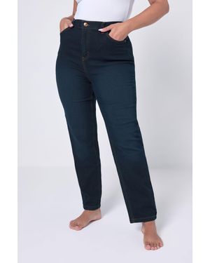 Yours Straight Leg Ruby Jeans - Blue