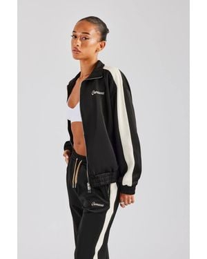 CERNUCCI Contrast Panel Track Jacket - Blue