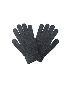 Sock Snob Thin Knitted Winter Magic Thermal Wool Gloves - Black
