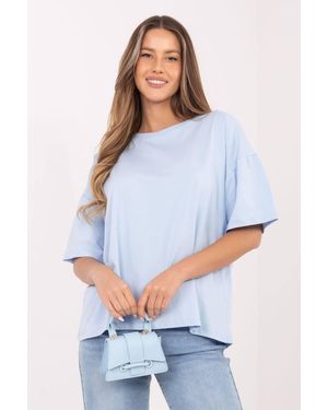 Love Lace Cotton Round Neck Short Sleeve Soft T-Shirt - White