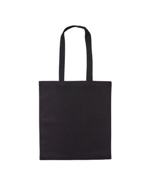 Nutshell Cotton Long Handle Shopper Bag - Black