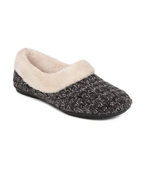Jones Bootmaker Faux-Fur-Lined Slippers - Grey