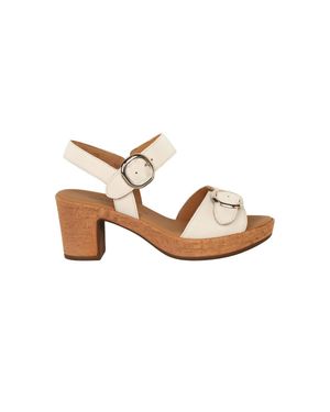 Gabor 'Fantastica' Heeled Sandals - Natural