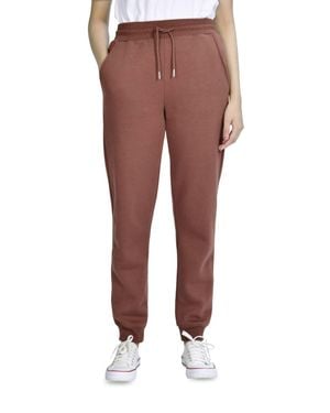 Smart Living Comfortable Casual Polycotton Joggers - Red