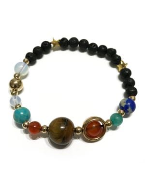 KDMD Lava Stone Bracelet - Black