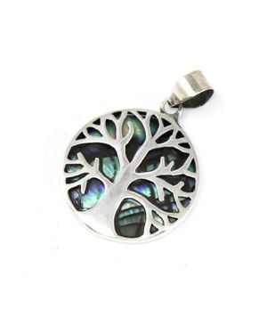 KDMD Tree Of Life Pendant 22Mm - Green