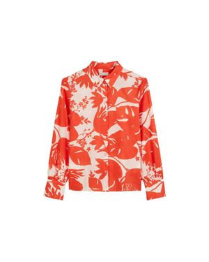 Marc O' Polo Long Sleeve Blouse - Red