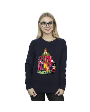 Elf Son Of A Nutcracker Sweatshirt - Blue