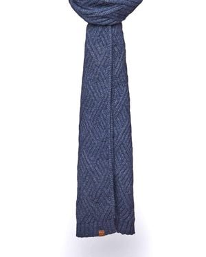 Moshulu 'Jay Scarf' Textured Knit Scarf - Blue