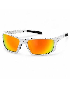 BluCore Sport Wraparound Sunglasses - Orange