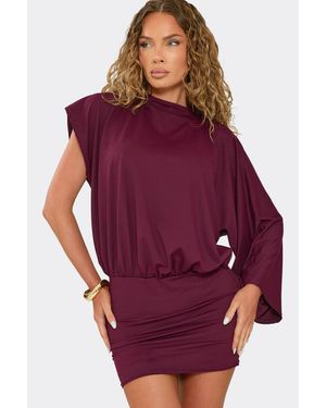 EGO Long Sleeve Mini Dress - Red