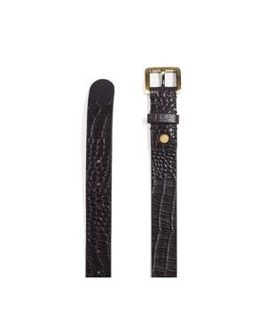 Jones Bootmaker Leather Belt - Black