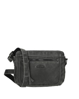 Enrico Benetti Harper Single Handle Faux Leather Small Shoulder Bag - Black