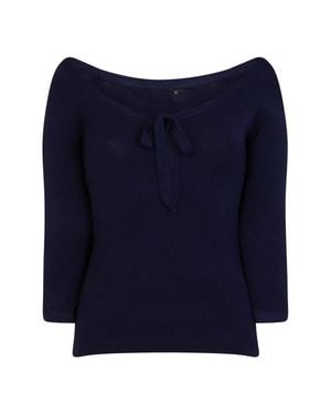 Banned Retro Pretty Illusion Top-Night - Blue