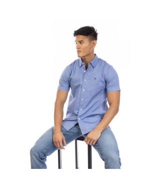 Peter Werth Short-Sleeved Shirt - Blue