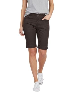 Paulo Due Slim Fit Chino Casual Shorts - Black