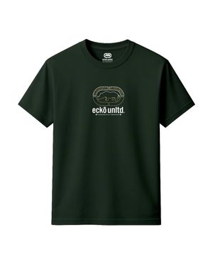 Ecko' Unltd Purveyors Back Print T-Shirt - Green
