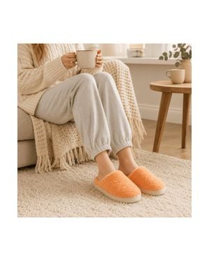 KDMD Fluffy Winter House Slippers For - Natural