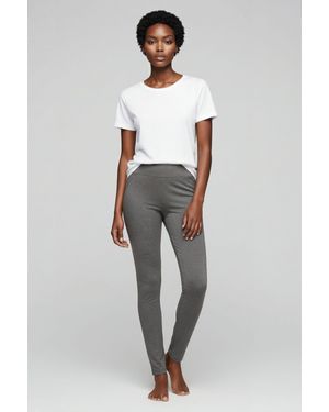 Lands' End Petite Starfish Slim Leg Stretch Jersey Trousers - Grey
