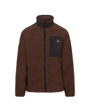 Trespass Brookes At400 Fleece Top - Brown