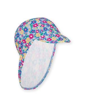 Kite Girl's Born To Bloom Beach Hat - Blue