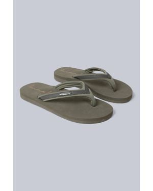 Animal Swish Logo Flip Flop - Grey
