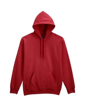 Gildan Midweight Soft Touch Hoodie - Red