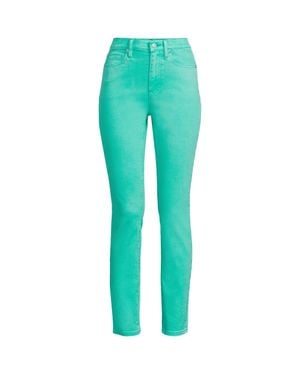 Lands' End Slim Leg Ankle Jeans, High Waisted - Blue