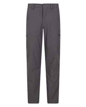 Mountain Warehouse Stretchy Lightweight Thermal Lined Short Length Winter Trek Trouser - Grey