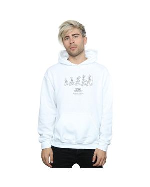 Looney Tunes Bugs Bunny Evolution Hoodie - White