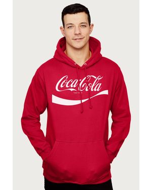 Coca Cola 1941 Classic Logo Hooded Sweatshirt - Red