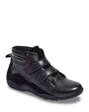 Chums Wide Fit Waterproof Leather Boot - Black