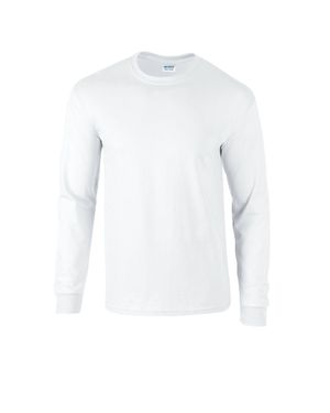 Gildan Ultra Cotton Long-Sleeved T-Shirt - White