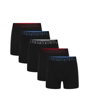 Bench 5 Pack Cotton Boxers Underwear - Black