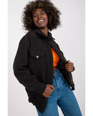 Love Lace Quilted Transitional Jacket Style 184550 - Blue
