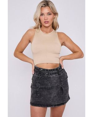 Stylewise Double Belt Detail - Black
