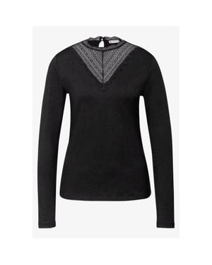 Cecil Shirt Lace Insert - Black