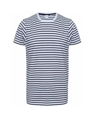 Skinni Fit Striped Short Sleeve T-Shirt - Blue