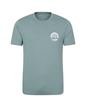 Mountain Warehouse 'Southwold' Lightweight Casual Soft Short Sleeve 100% Cotton T-Shirt - Green