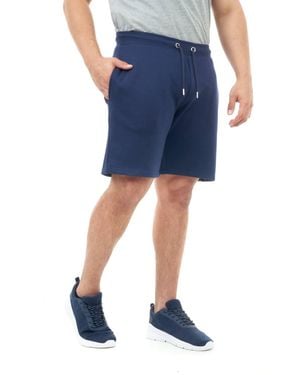 Smart Living Casual Comfy Jogger Shorts Lightweight Summer Sports Gym Wear - Blue