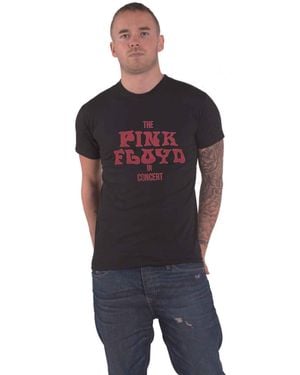 Pink Floyd Concert Puff Print Logo T-Shirt - Blue