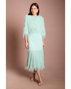 Coast Fringe Jacket - Green