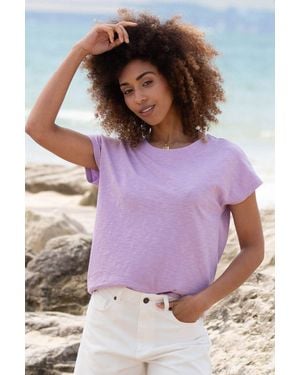 Kite Alum Slub Jersey Top - Purple