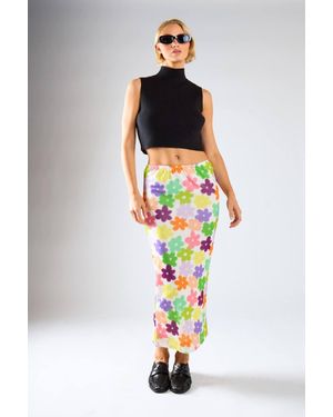 Shnoo Pencil Maxi-Skirt - White