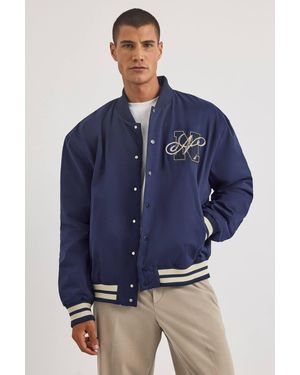 Nautica Dreman Letterman Jacket - Blue