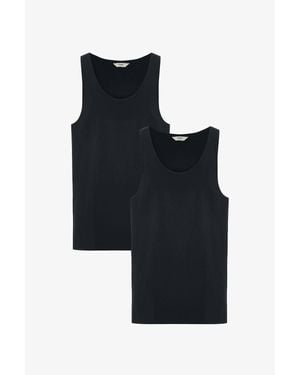 Penti Regular 2-Pack Tank Top - Black