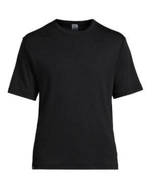 Lands' End Tall Supima Cotton '63 Interlock T-Shirt - Black