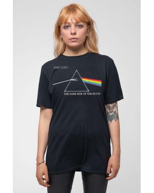 Pink Floyd Dark Side Of The Moon Courier T-Shirt - Blue
