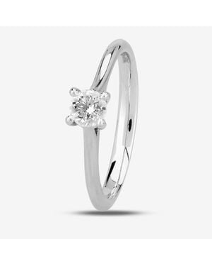 1888 collection Platinum 0.25Ct Brilliant-Cut Classic Diamond Ring - White