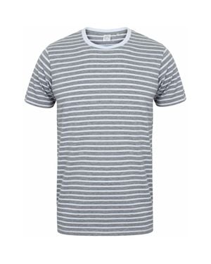 Skinni Fit Striped Short Sleeve T-Shirt - Blue